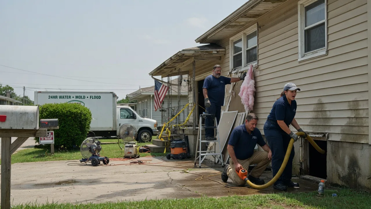 Water Damage Repair in Call, TX near me
